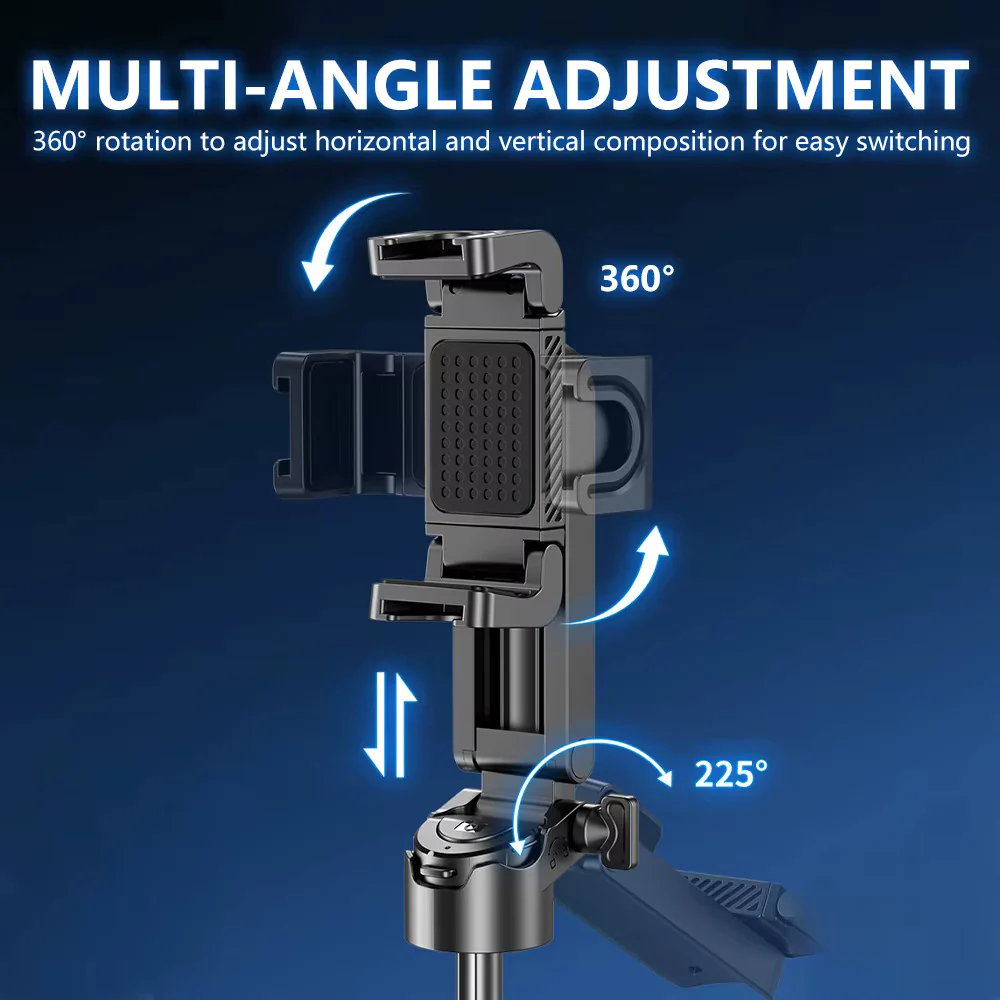 Your Ultimate Photography Companion – Newly Upgraded Mini Bluetooth Portable Selfie Stick - Image 5